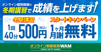 オンライン家庭教師WAM