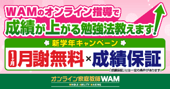 オンライン家庭教師WAM